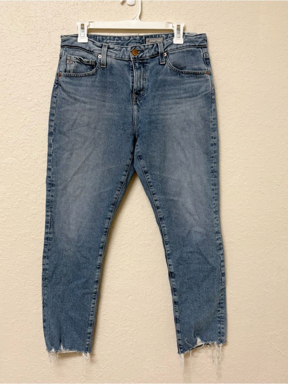 Adriano Goldschmied Ex Boyfriend Slouchy Slim Blue Denim Jeans Womens Size 28R